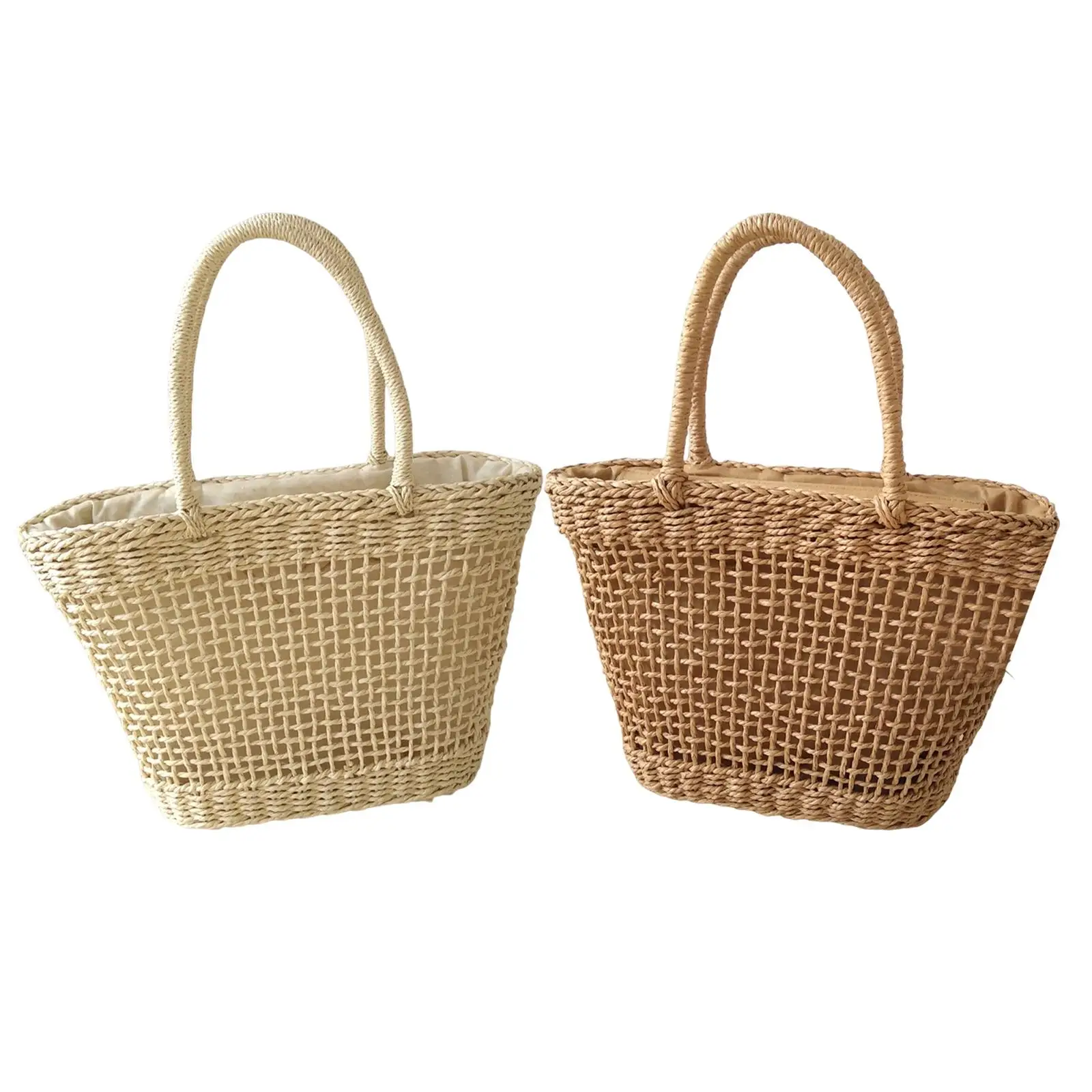 Summer Straw Bag Woven Handbag Bohemia Vacation Rattan Purse