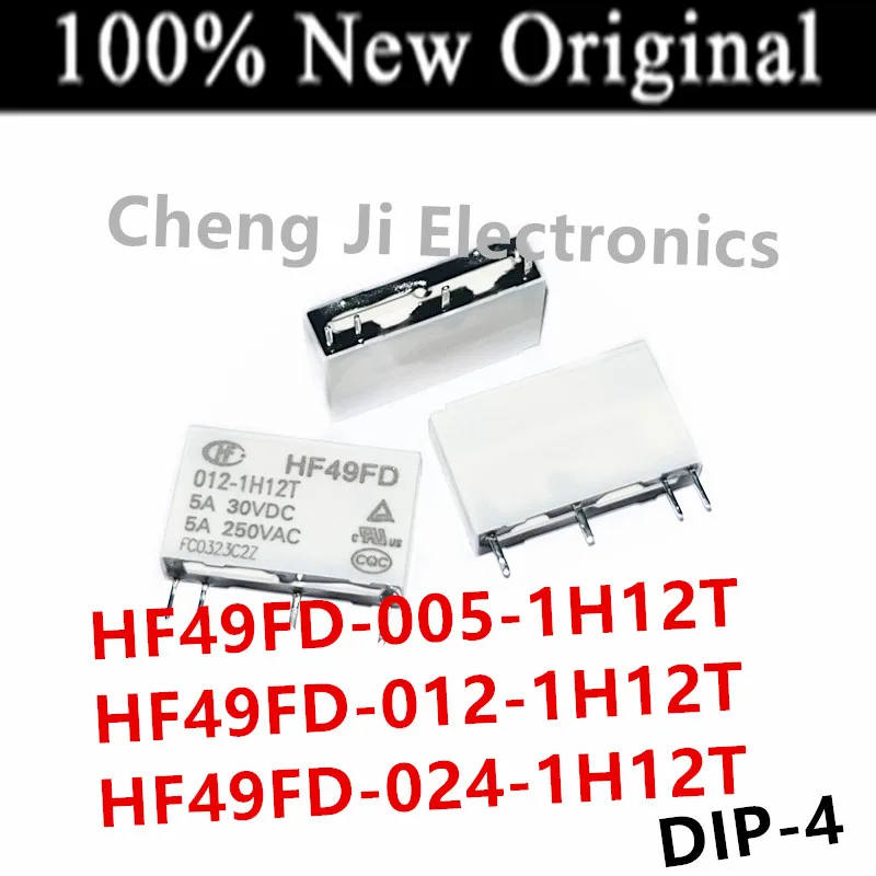 10PCS/Lot   HF49FD-012-1H12T 、HF49FD-005-1H12T 、HF49FD-024-1H12T   New original power relay  HF49FD/005-1H12T 、HF49FD/012-1H12T