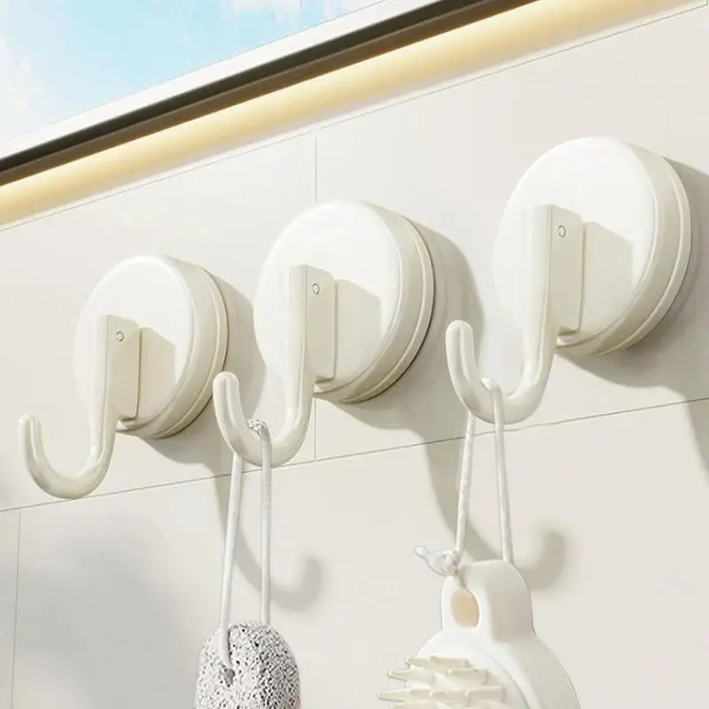 Heavy Duty Hooks No Drilling Hat Coat Holder Strong Load Bearing Coat Hook Wall Hanger Decorative Suction Cup Hooks For Hotel