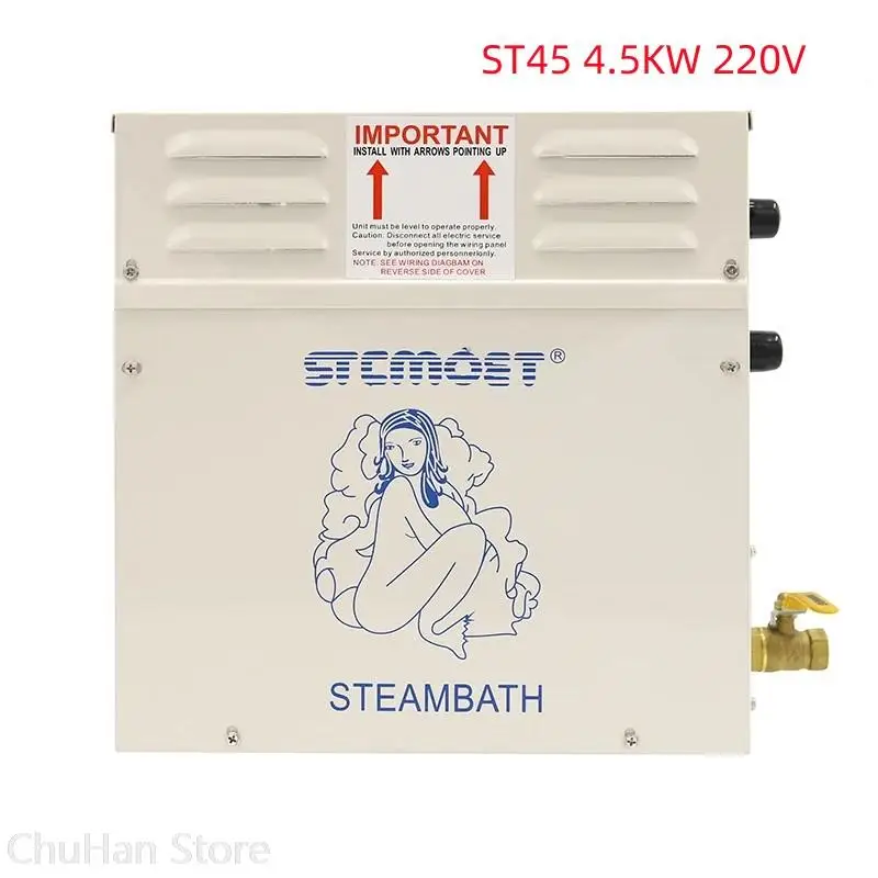 3KW 4.5KW Home use Steam machine 220v Steam generator Sauna Dry stream furnace Wet Steam Steamer digital controller ST-30