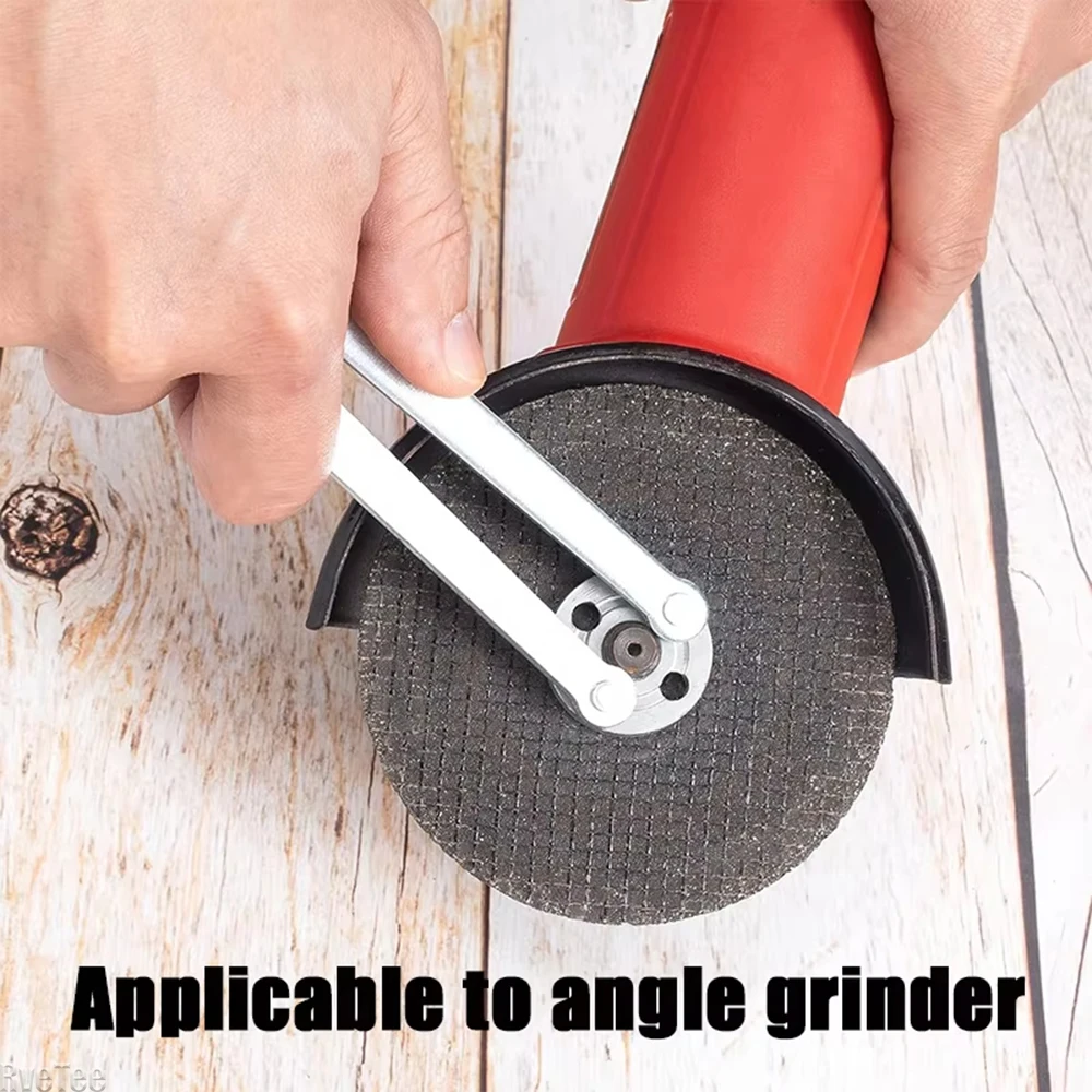 

Universal Adjustable Angle Grinder Wrench Pin Wrench, Hand Wrench Pin Pliers Round Nuts (4mm/0.15in) suitable for Angle Grinders