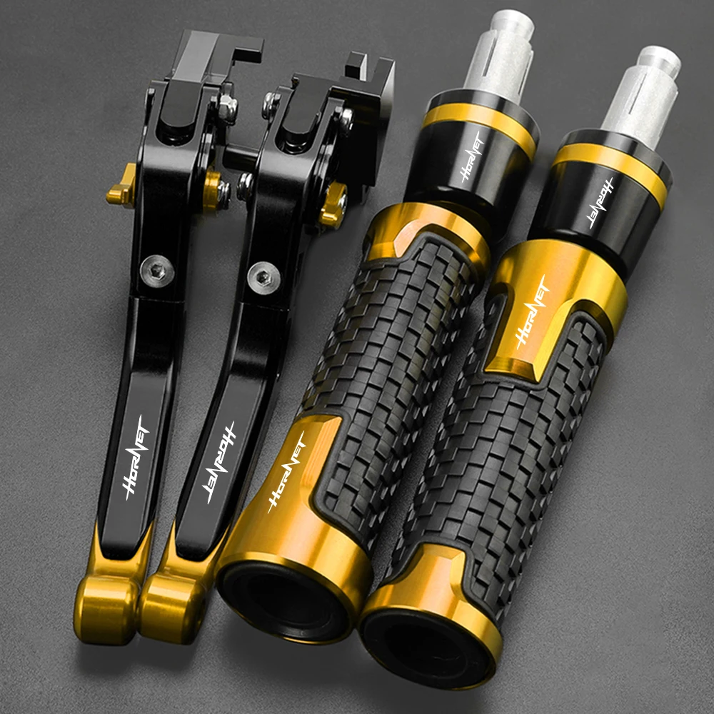 For HONDA CB599 CB600F HORNET CB 599 CB 600 F 600F 1998- 2006 2005 2004 2003 Motorcycle Brake Clutch Levers Handlebar grips ends view 3