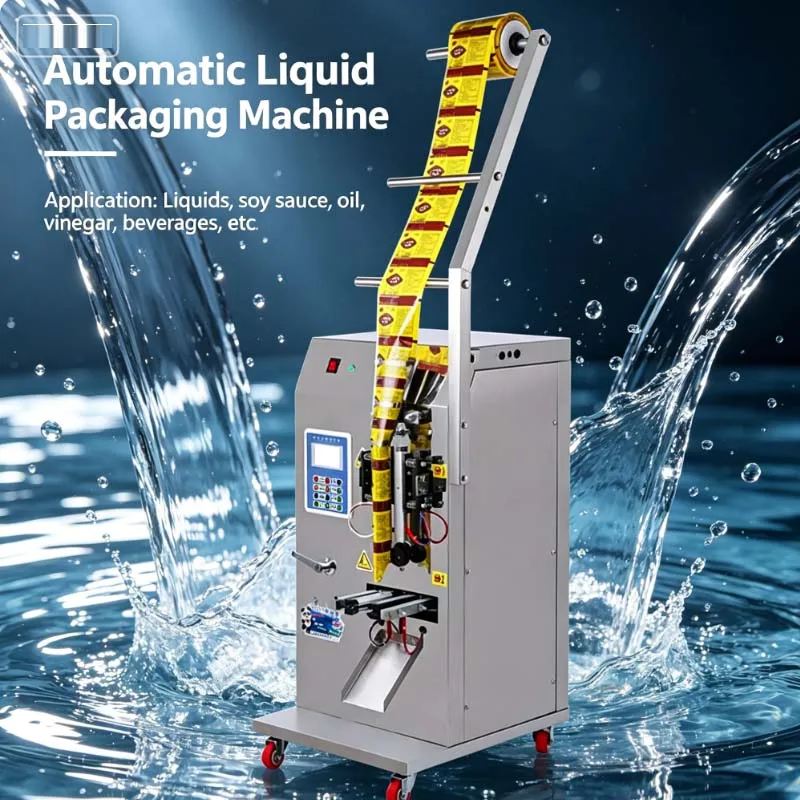 

Automatic Liquid Packing Machine Soy Sauce Vinegar Filling Sealing Machine Quantitative Pure Liquid Packaging Machine 3-200g