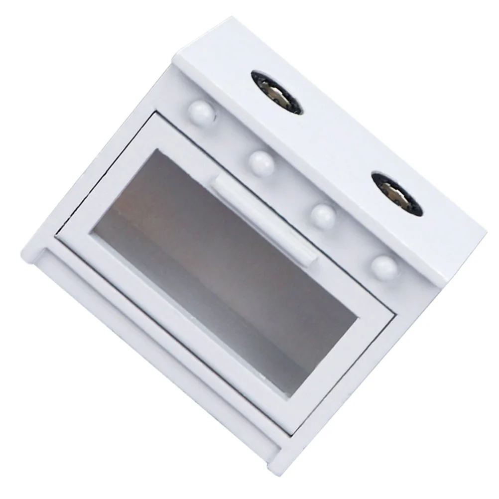 Mini Gaskookplaat Fornuis Model Kinderen Koken Accessoire Miniatuur Keukenmeubilair Speelgoed Hout Veilig Educatief DIY Vaardigheidsontwikkeling