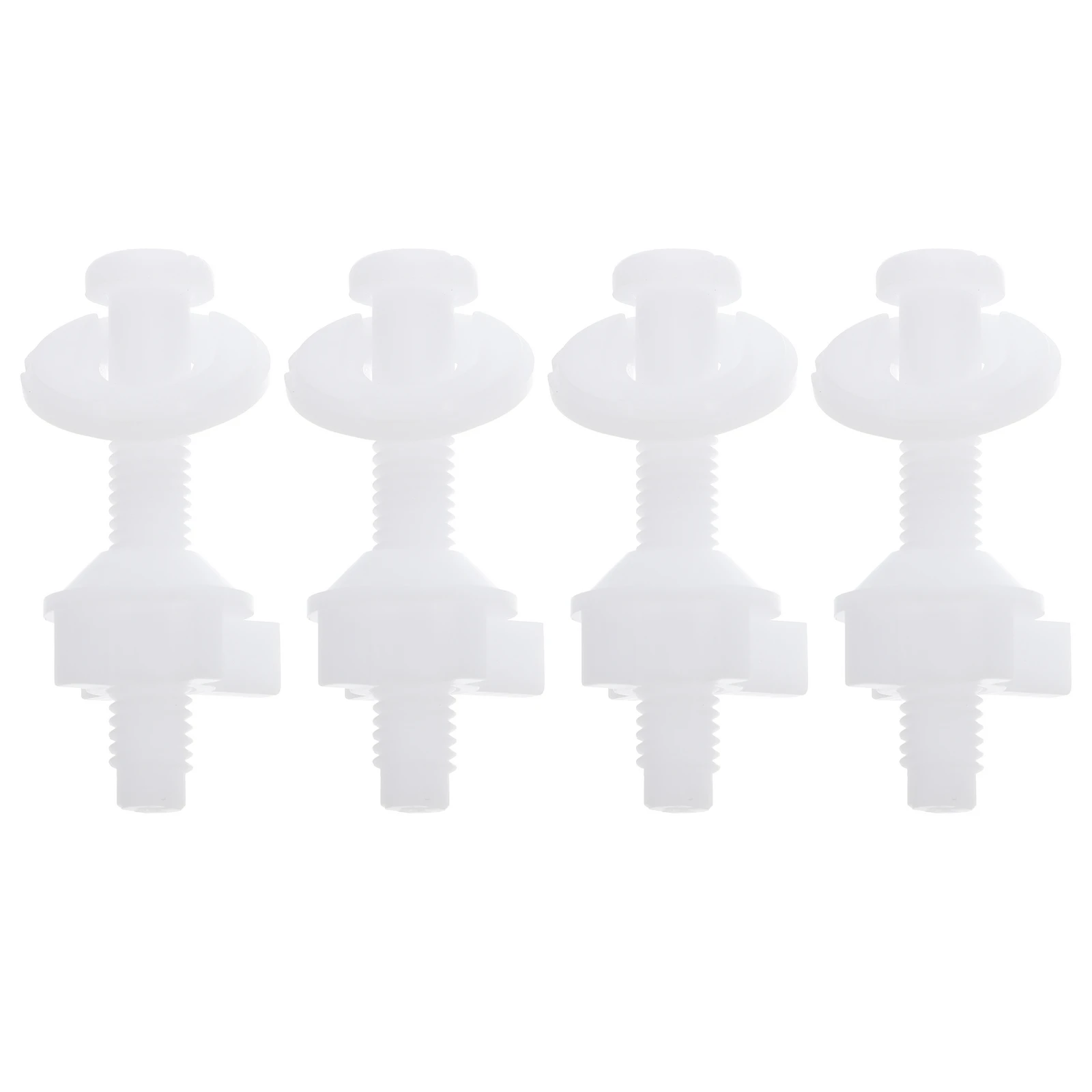 

4 Pcs Toilet Seat Cover Fixing Screw Lid Screws Bathroom Accessories Replacement Parts Easy Install Universal Fit