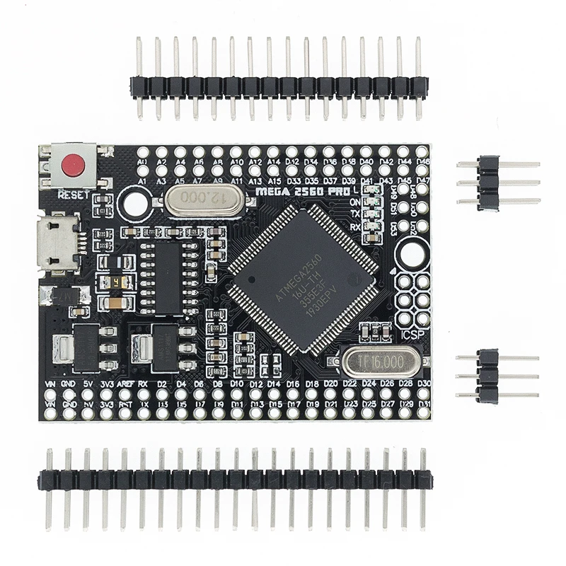 MEGA 2560 PRO Embed CH340G/ATMEGA2560-16AU Chip with male pinheaders Compatible for Arduino Mega2560