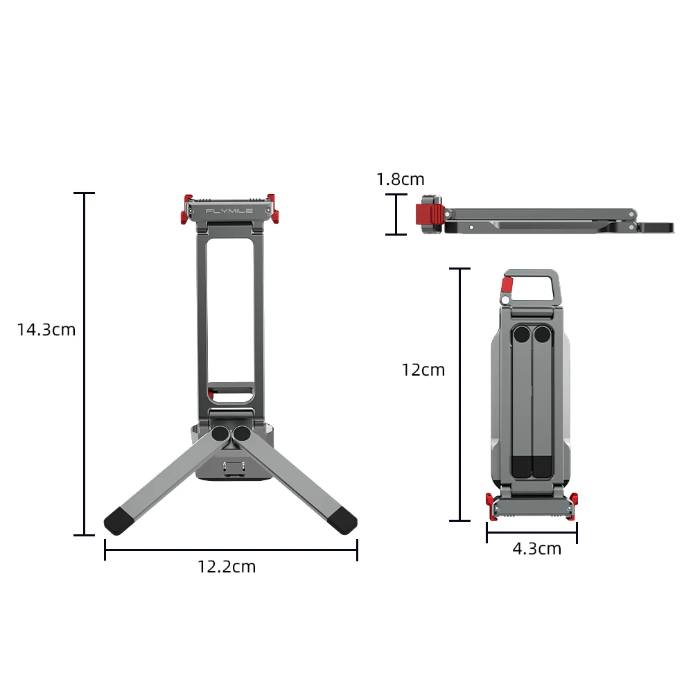 

For DJI OSMO ACTION 6 Quick-Release Tripod Nano Sports Camera Magnetic Mount Carabiner Clip Mounting Accessory