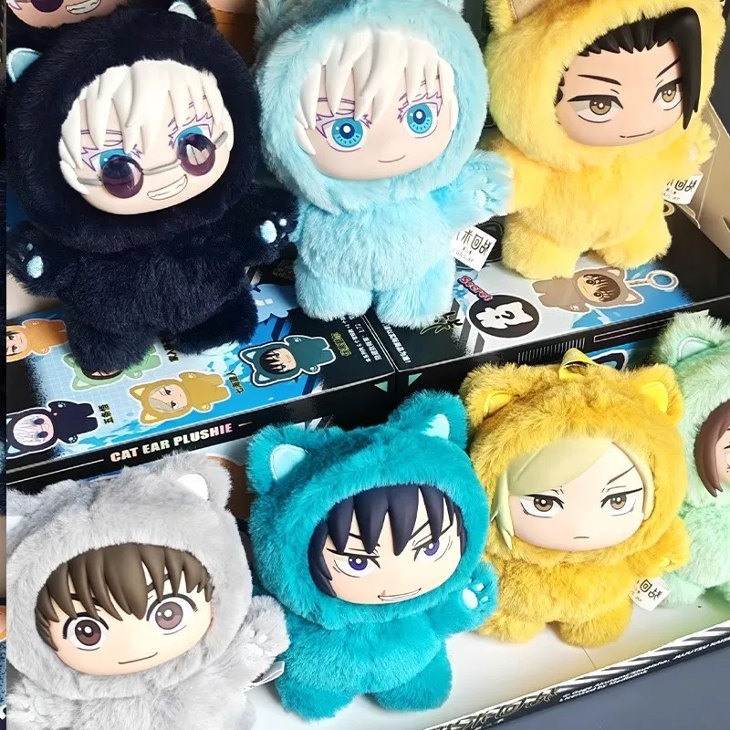 

1/6pc Jujutsu Kaisen Cat Paradise Plush Doll Gojo Satoru Geto Suguru Cotton Doll Anime Figure Blind Box