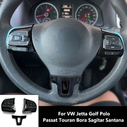 Steering Wheel Control Button Volume Audio Switches Buttons for VW Jetta Golf 6 Polo Touran Bora Sagitar Santana Car Accessories