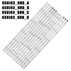 Bande de rétro-éclairage LED, lot de 12 pièces, pour LIG 65UJ6300 65uj630v 65UJ634V 65UJ5500 65UK6100 Innotek 17y 65 pouces _ a SSC B C D