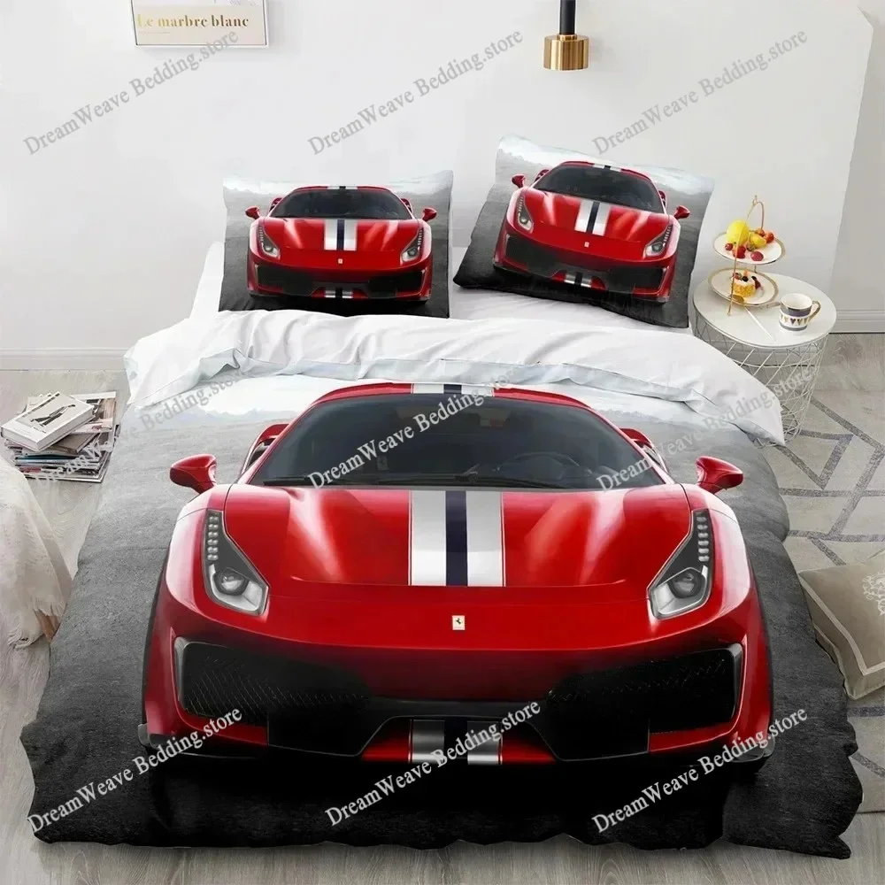 

Sports Car Duvet Cover Set Luxury High Quality 3D Printed Bedding Double Queen King Bedclothes Adults Boys Home Textile963