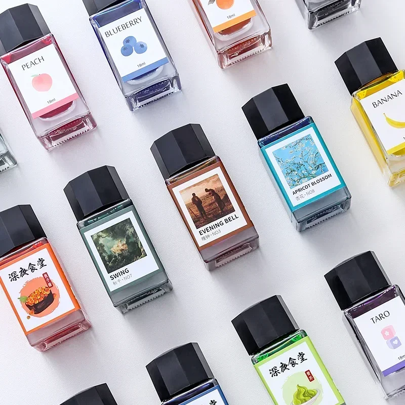 

18 мл Tramol Ink Collection Анти-чернила Waterline рукопись Манга дизайн акварель крючок линия ручка не выцветающие неуглеродные чернила