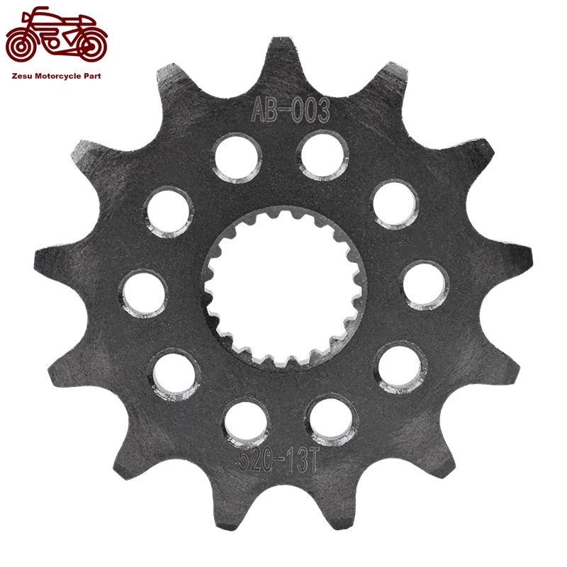 

520-13T 13 Tooth Motorcycle 20CrMnTi Front Sprocket Silent Sprocket For YAMAHA YZ250 YZ 250 2001-2023 YZ250F 22-2023 YZ250 FMME