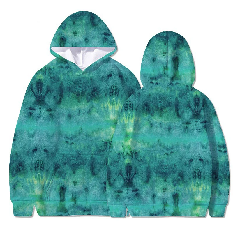 Fashion Tie Dye 3D Print Hoodies Men Women Oversized Hooded Sweatshirts Hoody Pullovers Harajuku Tracksuit Tops Kids Clothing