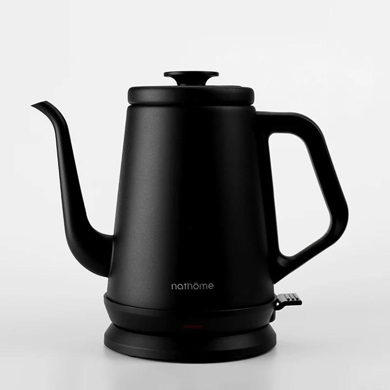 غلاية كهربائية ريترو 1000 مللي صب أكثر من إبريق قهوة إبريق الشاي 304 غلاية مياه الفولاذ غير القابل للصدأ التلقائي خارج السلطة NSH1810