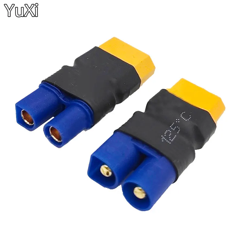 YUXI 1 piece EC3 Male Female to XT60 Male Female No Wire Connector Plug Adapter for RC FPV Vehicle Lipo Battery Esc