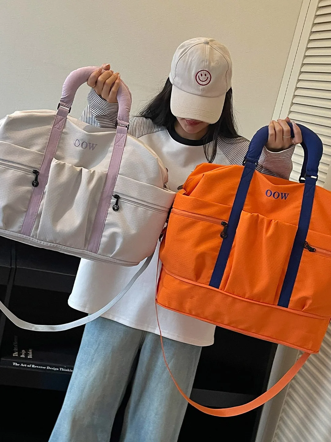 large-capacity-lightweight-short-trip-sports-fitness-bag-separate-wet-and-dry-single-shoulder-crossbody-maternity-storage-lug