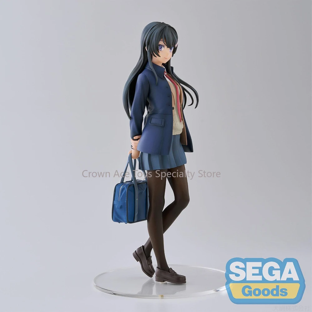 SEGA Luminasta Mai Sakurajima 180mm Anime Action Figure Collectible Model Manga Figures Ornament Doll Trendy Toys Holiday Gifts