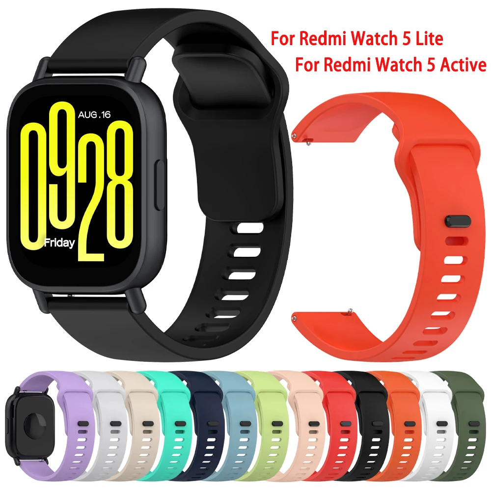 Für Xiaomi Redmi Watch 5 Active/5Lite Armband für Mi Watch 2 Pro/S4/S3/S2/S1 Active Armband Amazfit GTS GTR 20 22mm Silikonband