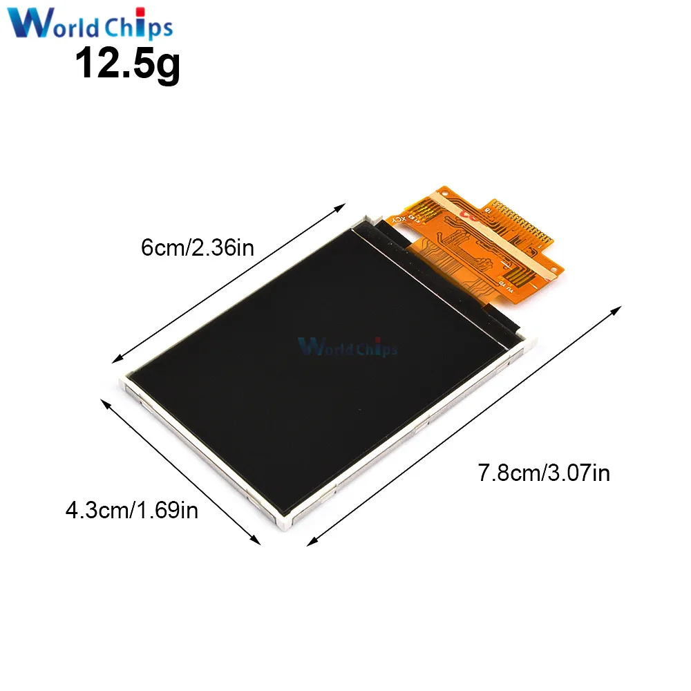 2.4 Inch TFT High Definition LCD Color Screen ILI9341 Driver 18 PIN 4 Wire SPI Interface 240x320 Display Module without Touch