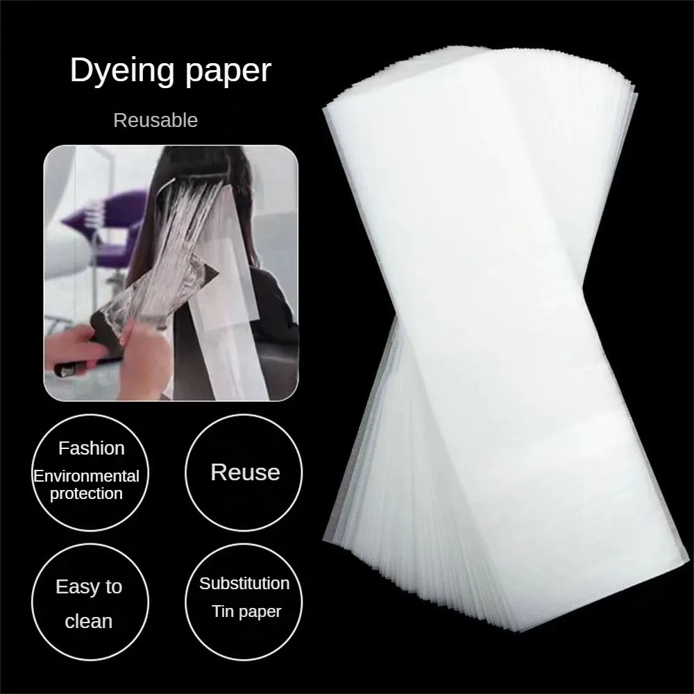 50 stücke Highlight Papier Haar Färben Blätter Wiederverwendbare Haar Färbung Isolation Blatt Folie Alternative Friseur Färben Werkzeuge ﻿ – Detail 2