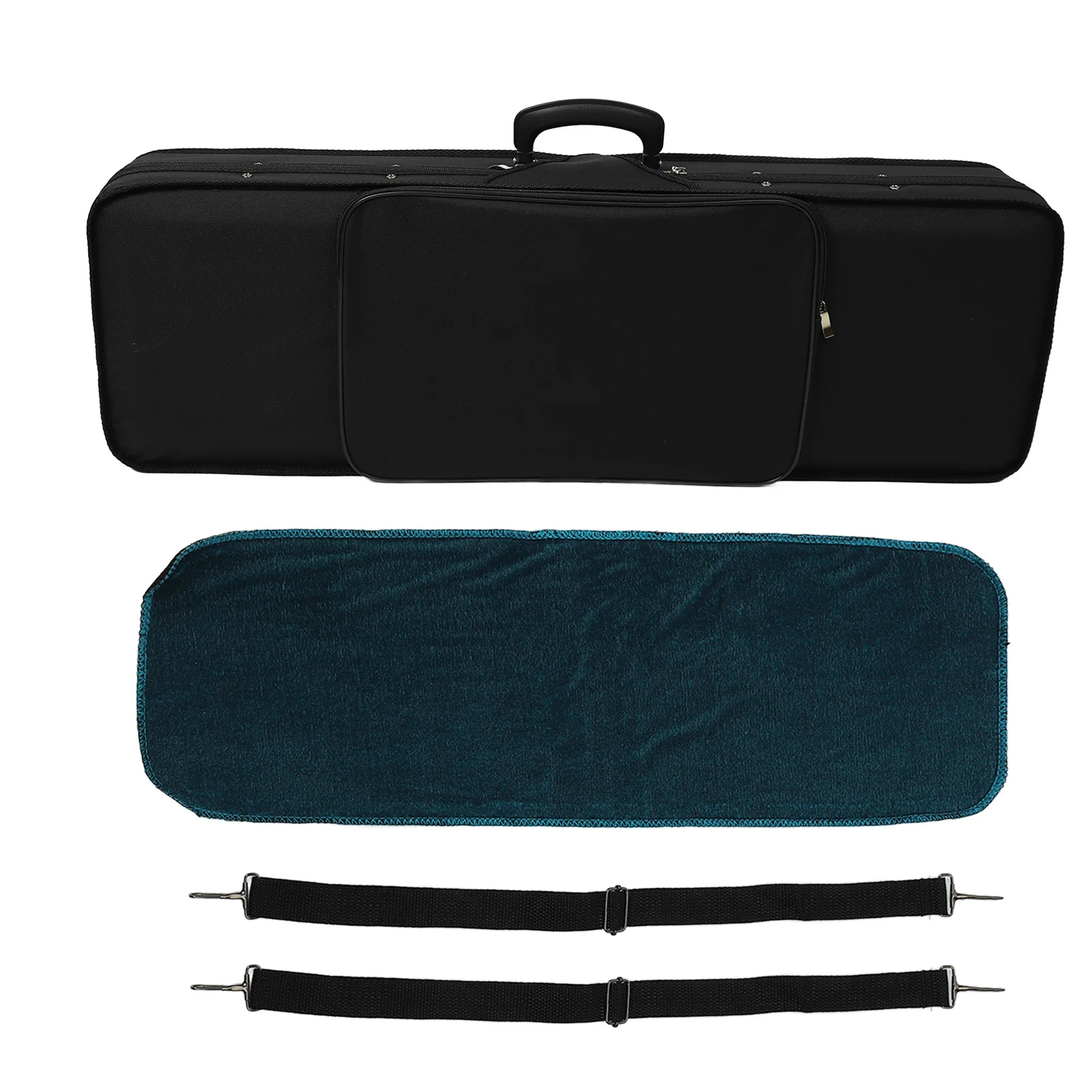 4/4 Violin Hard Case Rectangle Oxford Cloth Foam Lightweight Violin Box for Violinist Violin Hard Case Lightweight Violin Case