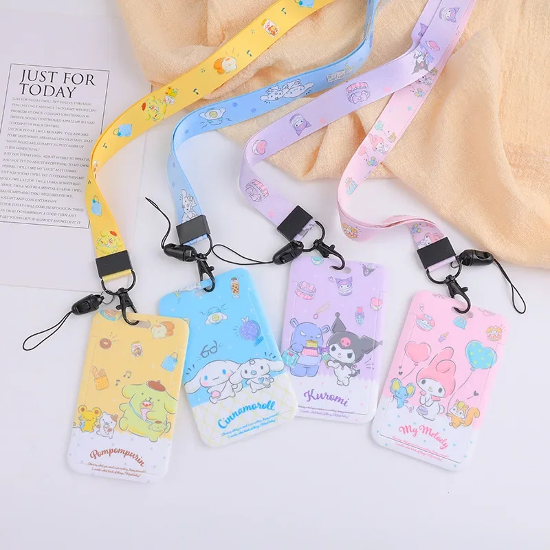Hot Selling Card Holder Student Meal Card Holder Campus Card Holder Cute Couple Style Keychain Bus Card Holder