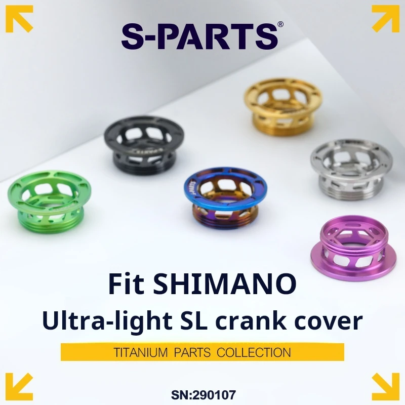 

Premium Titanium Crank Arm Covers for Mountain Road Bikes Compatible with SHIMANO XT UT DA SL Style