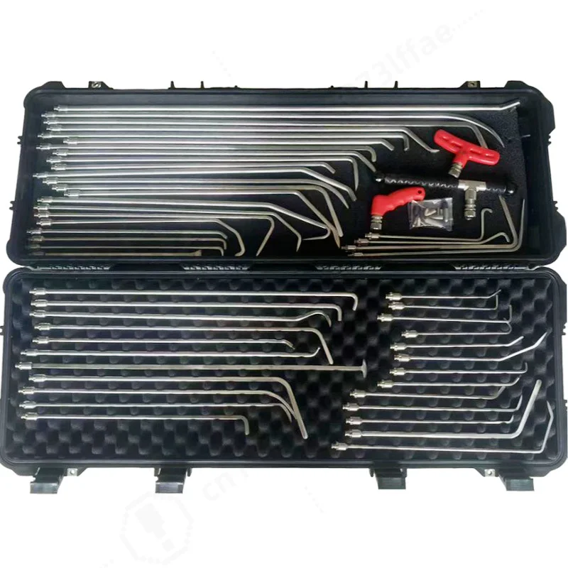 50Pcs Finished Hail Dent Removal Hook Rod Tools, Auto Body Small Dent Repair Puller Kit, Car Paintless Dent Remover Hand Tools