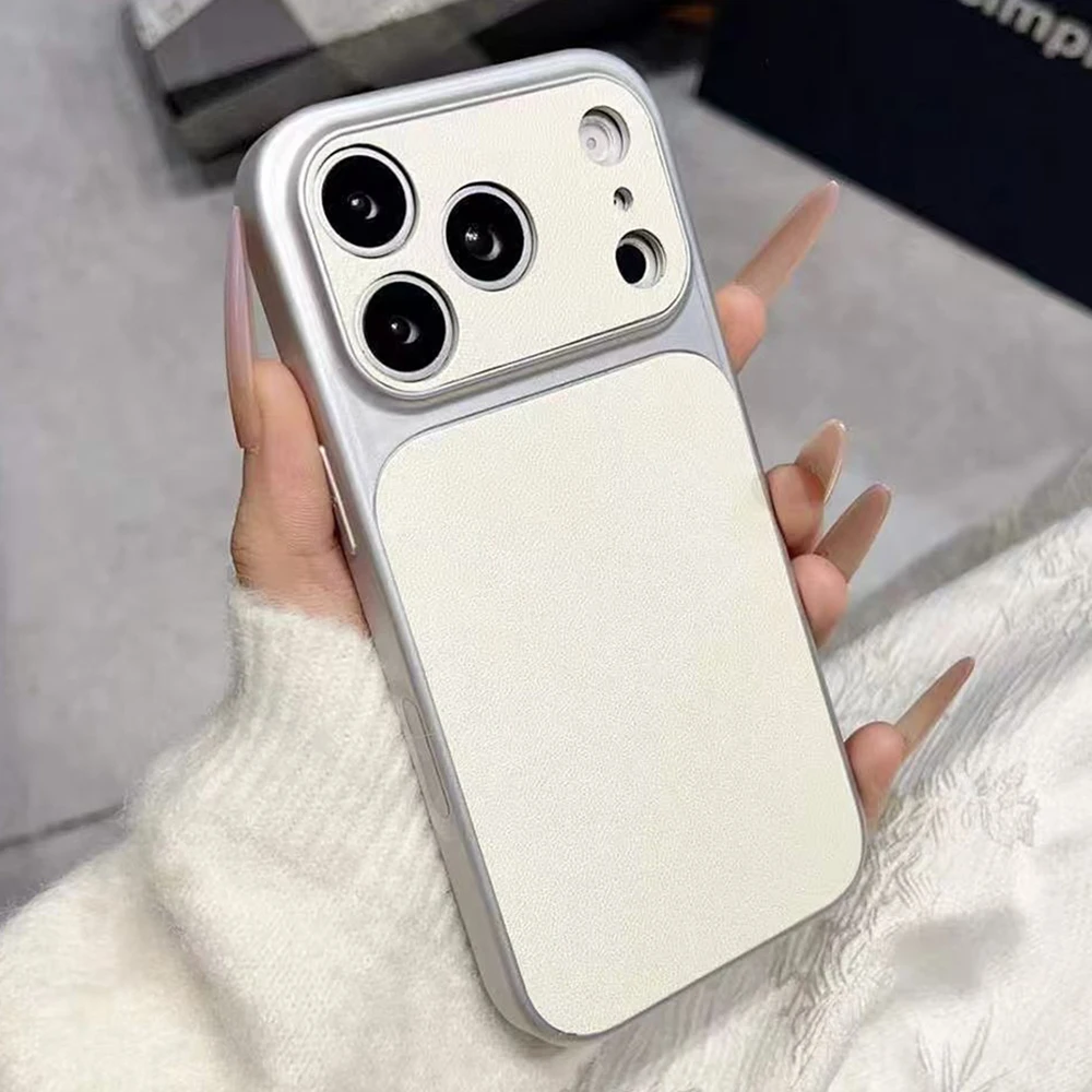 Luxuriöse Candy Matte Leder-Handyhülle für Samsung Galaxy S26 S25 Ultra S24 FE S23 Plus S22 S21 A17 A37 A57 A56 A55 A54 A25 Cover
