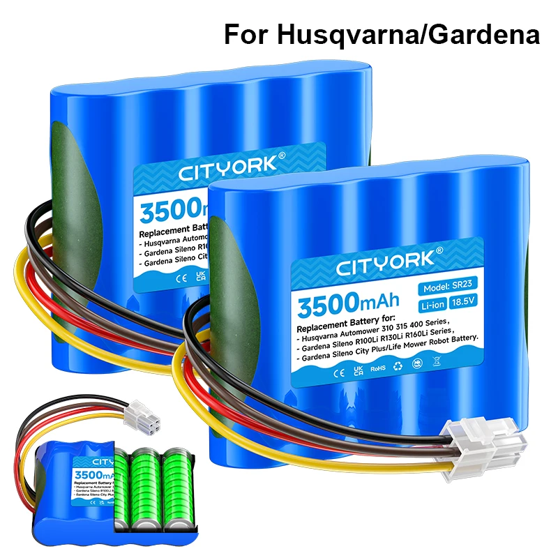 3500mAh Ersatzakku für Rasenroboter Husqvarna Automower 310 315, Gardena Sileno R100Li R130Li R160Li Rasenmäher-Akku