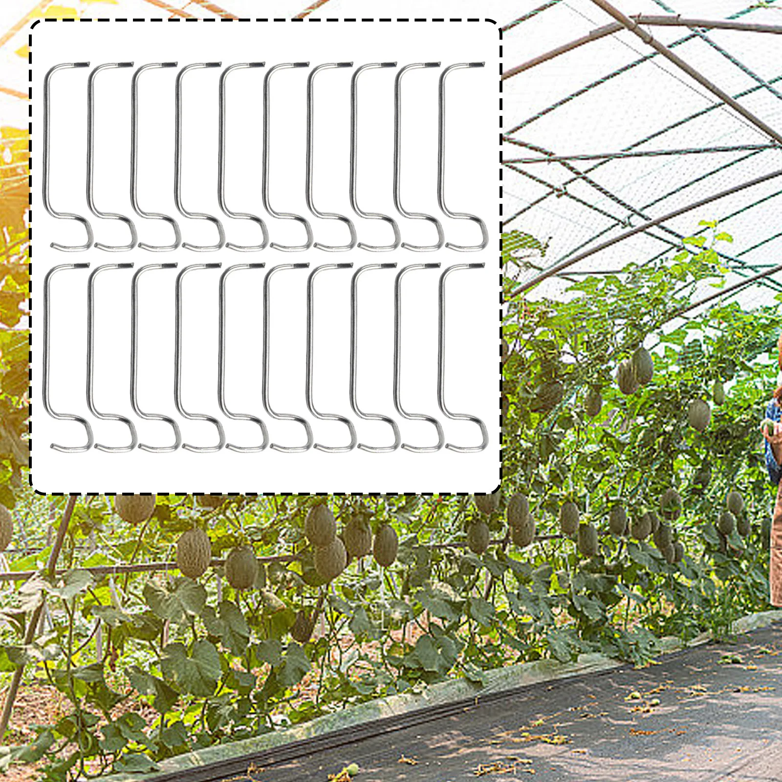 20pcs Fruit Tree Branch Limb Spreader Reuseable Wire For Garden Branch Spreader Fruit Tree Branch Shaping Machine Gardening Tool
