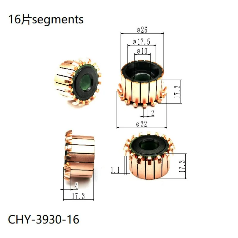 Reversor principal do retificador de cobre, 26*10*17.3*16P, Chy-3930-16