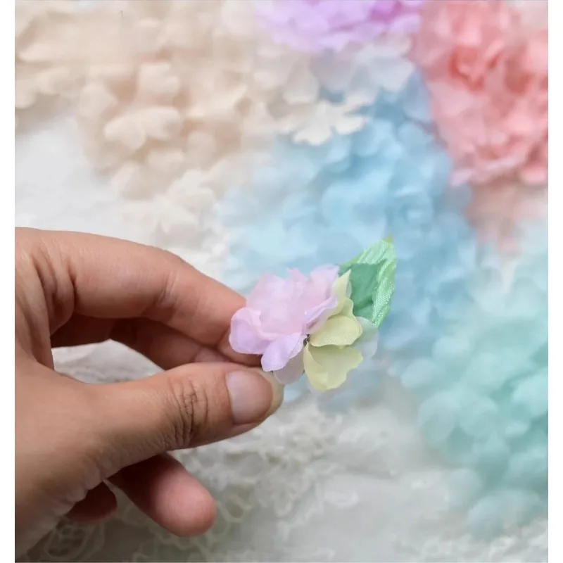 

100Pieces/Pack 3CM Organza Petal Accessories Doll Clothes.Headdress Material Handmade 3D Flowers.DIY Handmade Accessories