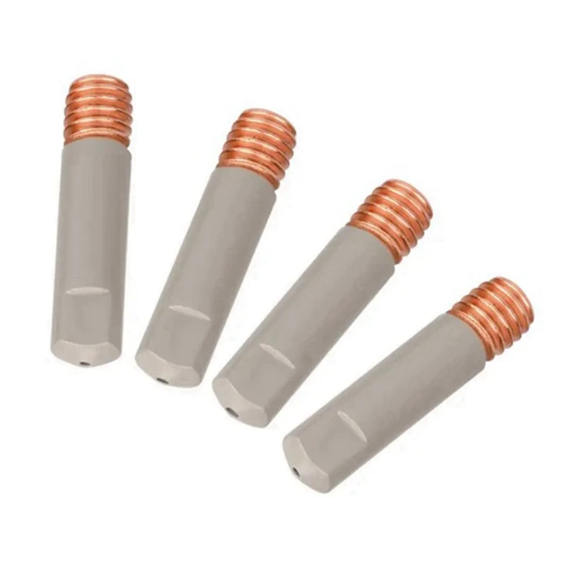 10Pcs MB15AK Welding Nozzle Tips Coating Protect M6 Gas Nozzle Tip MIG Welding Tool Parts