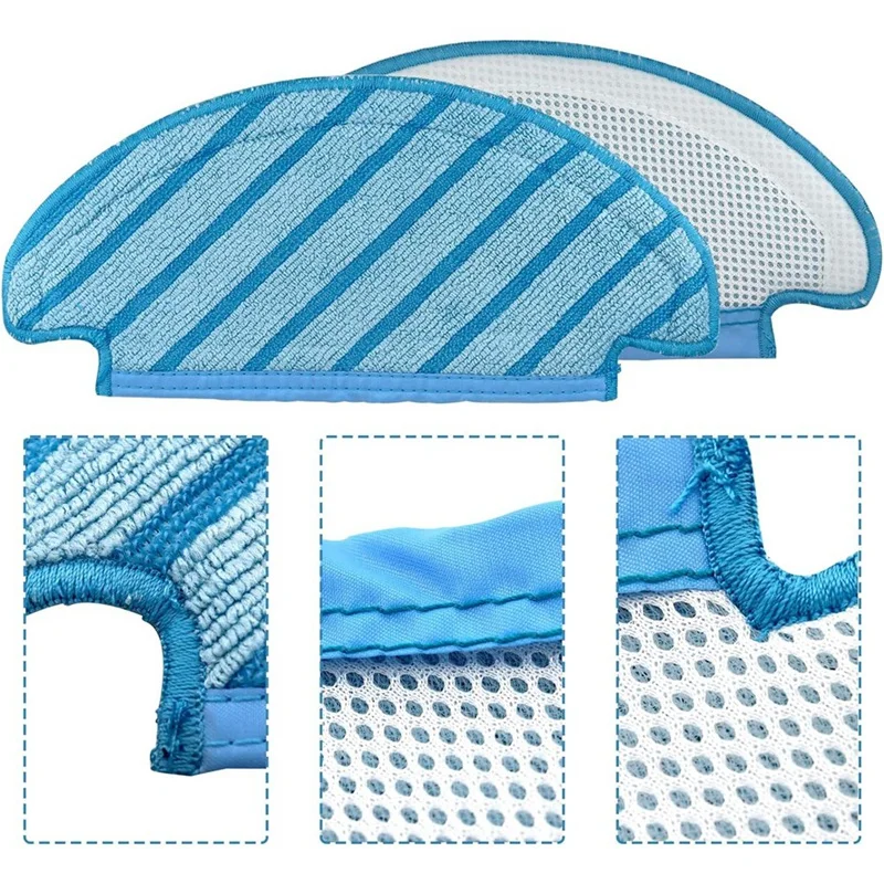 Washable Cloth Mop For Ecovacs Deebot Ozmo T8 AIVI T8 Max T8 T8+ Series/T9/N8 N8 Pro Plus/N8 Pro/Yeedi Vac Robot Vacuum