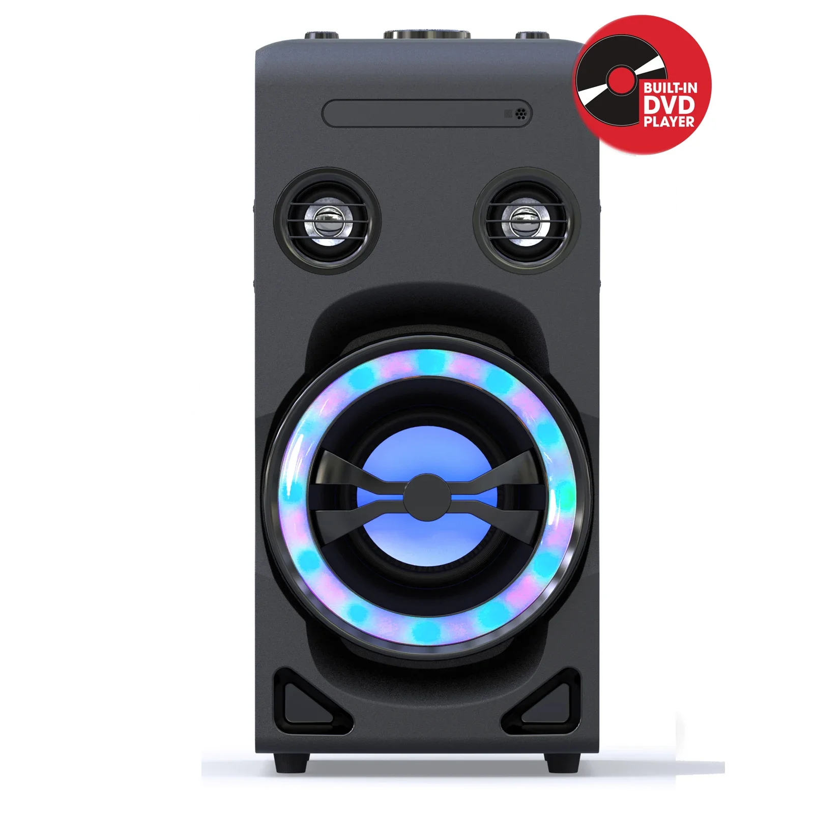 6.5 Inch Audiospeler Karaoke Dj Draagbare Luidspreker Klankkast Met Veranderend Led Licht