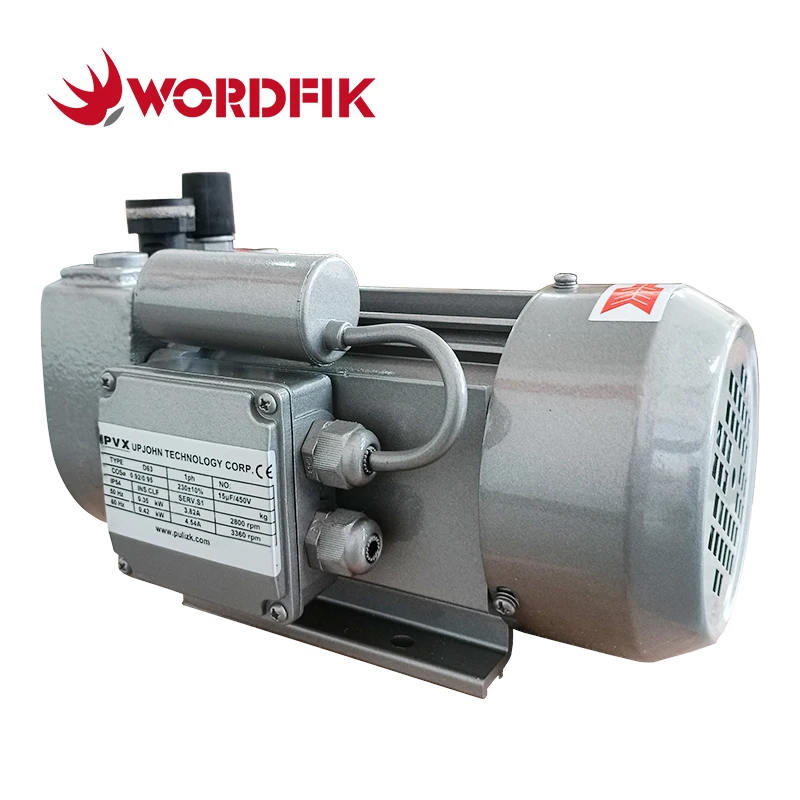 Wordfik High Quality Powerful VD8 Noiseless Dry Rotating Vane Vacuum Pump for Vacuum Milking Machine