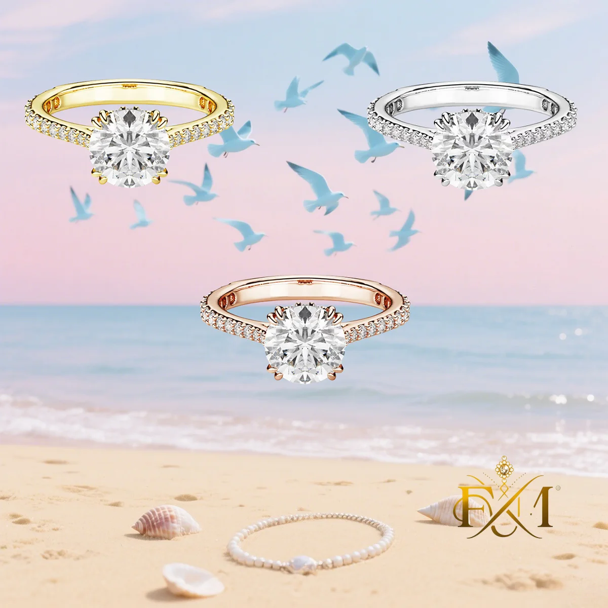 

2025 Новое роскошное круглое кольцо, летняя повседневная одежда, уникальный дизайн, полный любви и творчества - ретро-классика - праздничный подарок