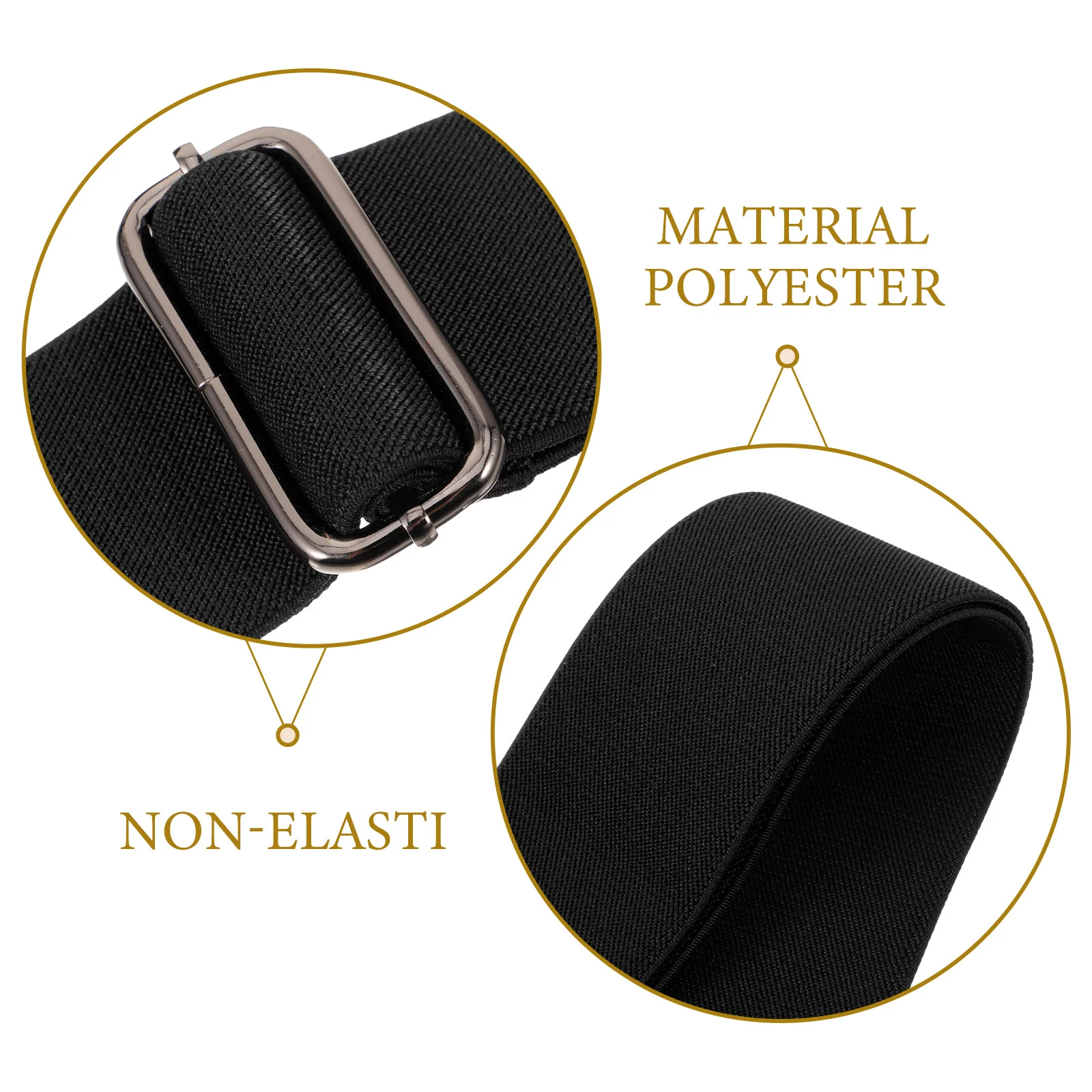 

Yoga Tension Strap Black Durable Stretch Band Pilates Auxiliary Equipment Rope for Yoga Fitness Stretching Practice