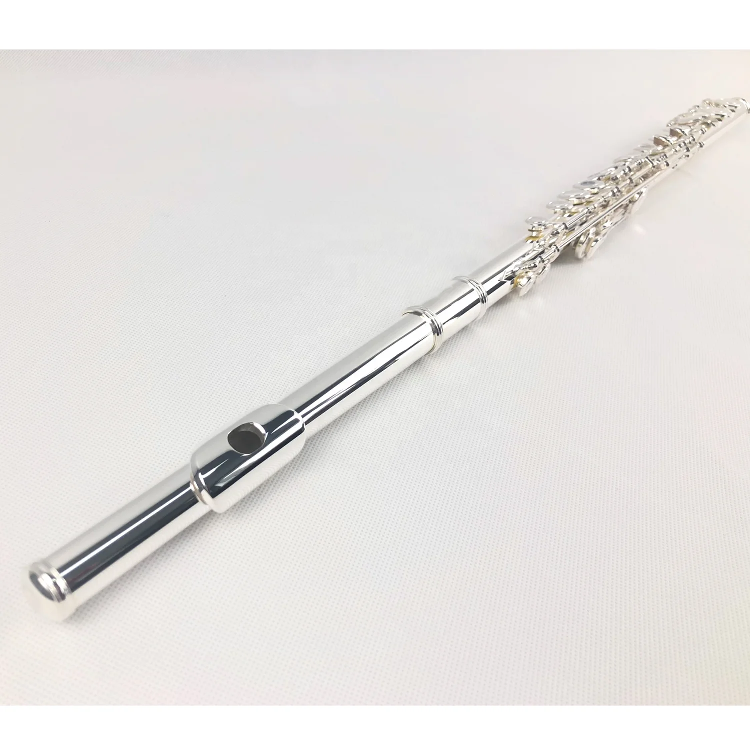 16 open hole chinese Cheap Flute High quality flute music instrument Silver Plated standard flute