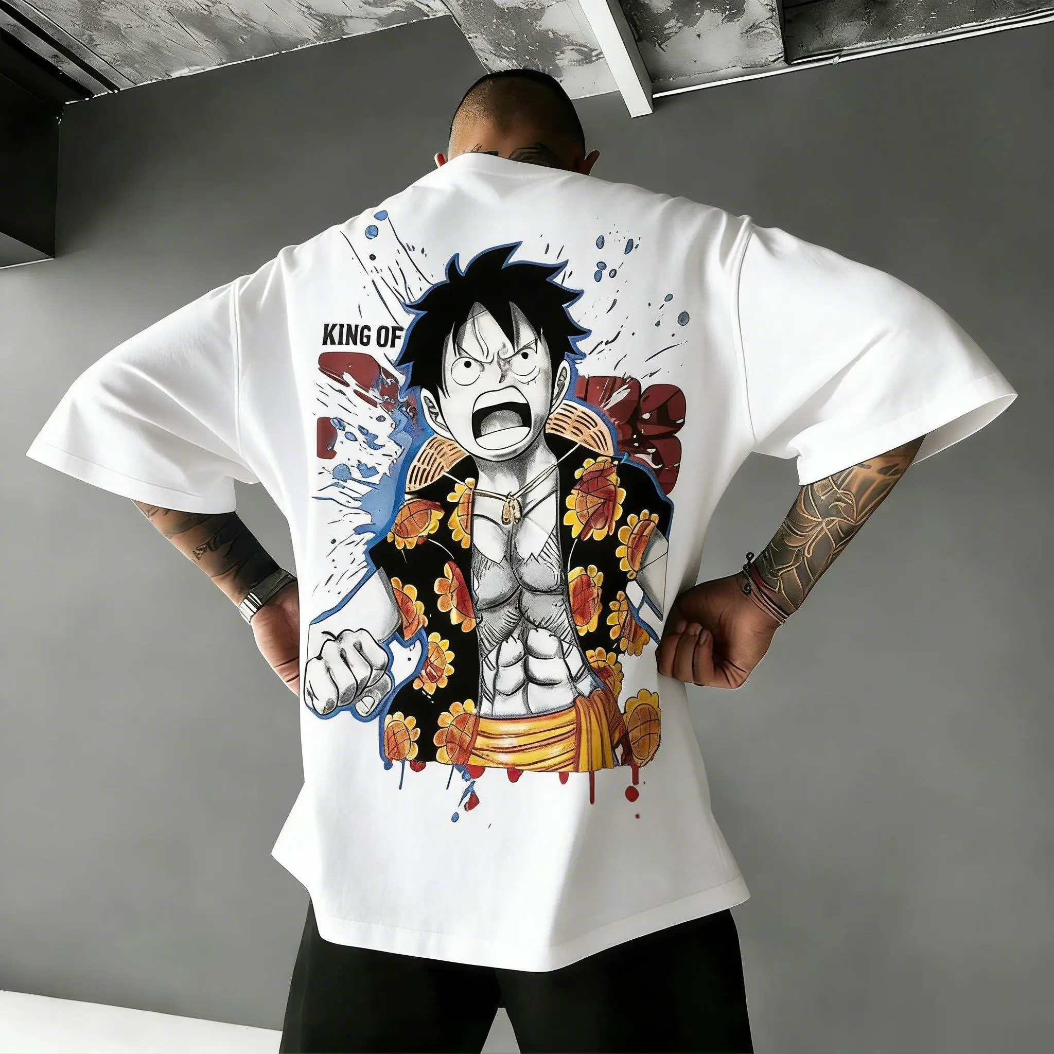 

One Piece Luffy Anime T Shirt Men Women King of The Pirates Graphic Tee 2026 Summer New Short Sleeve Streetwear Casual Tops Y2k
