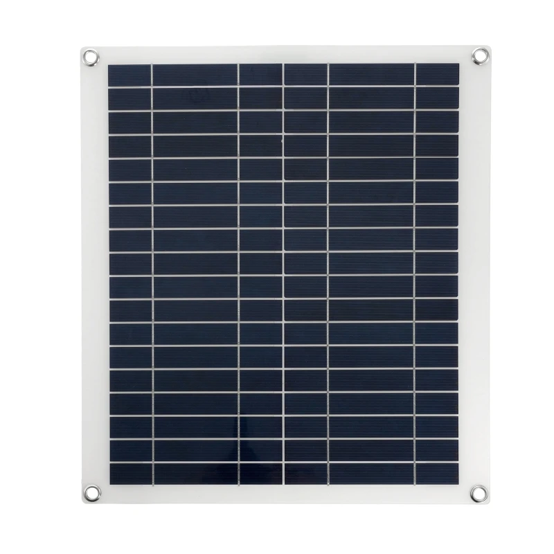 25W Solar Panel with USB 5V Waterproof Outdoor Hiking Camping Charging Plate Portable Battery Mobile Phone Charger Energy Source