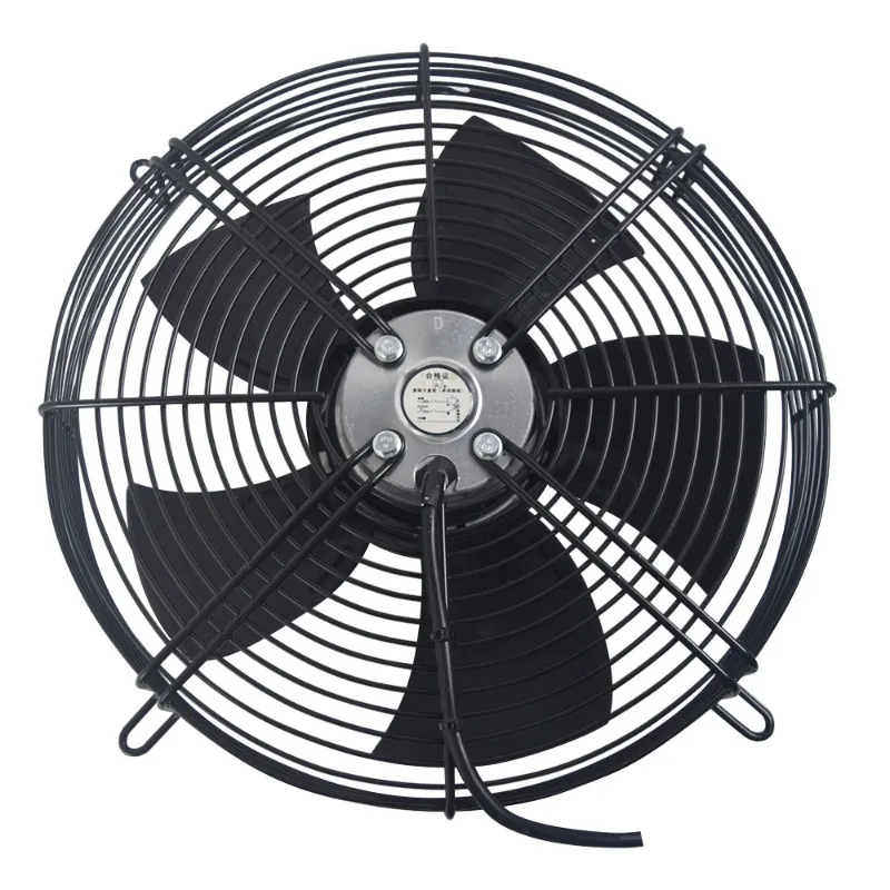 mesh cover type outer rotor axial flow fan low noise air duct kitchen exhaust powerful exhaust fan