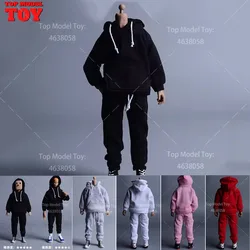 ATSTORY 1/12 Scale Hoodie Sweatshirt Pants Trousers Clothes Set Model for 6'' TBL SHF Male Soldiers Action Figure Body Dolls