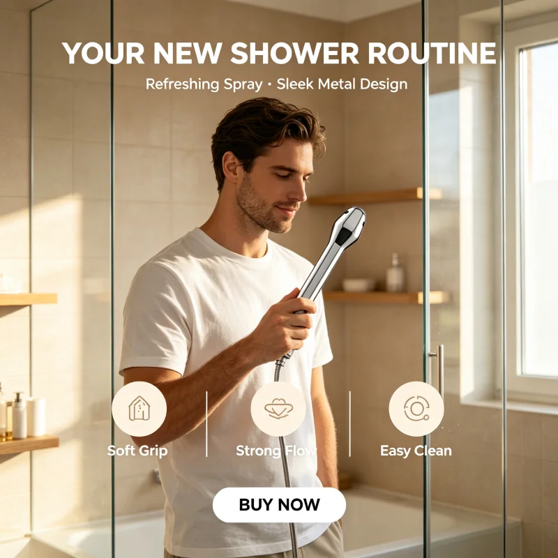 Draagbare handdouche met hoge  - Home For Bathroom recensie en prijs