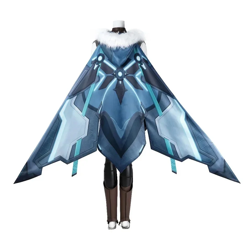 RGD4 Freja Cosplay Costume Game Watch Top Pants Cloak Outfit Full Set Girl Anime Dress Woman OW Freya Costumes Custom Made DP[7/ view 2