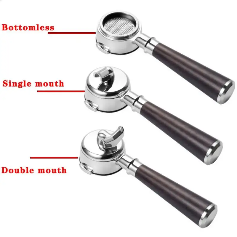 3-In-1 Coffee Portafilter 58mm For E61 2 Ear Bottomless/Single/Double Coffee Replaceable Handle Filter Coffee Tool Accessory