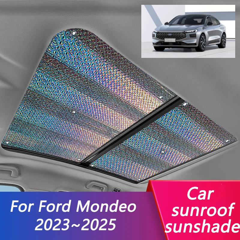 For Ford Mondeo Taurus MK5 2023 2024 2025 Car Sunroof Sunshade Window Sun Shade Stickers Parts Car Sun Visor Vehicle Accessories