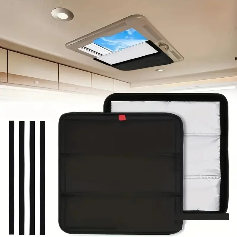 RV Sunroof Sunshade Foldable RV Roof Cooling Pad Aluminum Film Reflective Sunshade Sunshade Pad High-Quality Car Accessories